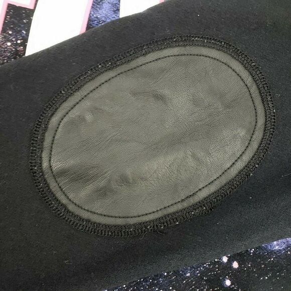 Born Fly Mens Galaxy Sweatshirt Faux Leather Elbow Patches Beyond FLy - Picture 6 of 14